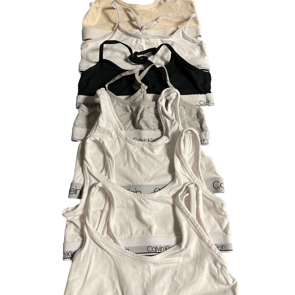 Calvin Klein size 6/6X sport training bras - Picture 2 of 9